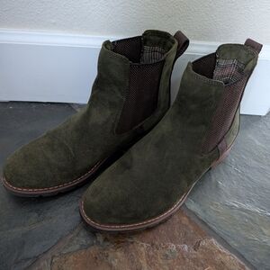 Ariat Forest Green Wexford Waterproof Suede Chelsea Boots